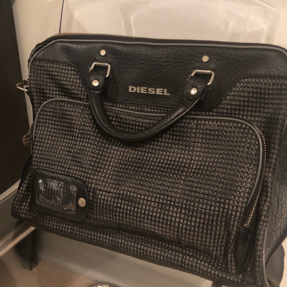 Diesel Briefcase | Leather - Mixed Media